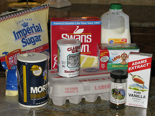 Vanilla Bean Cake Ingredients