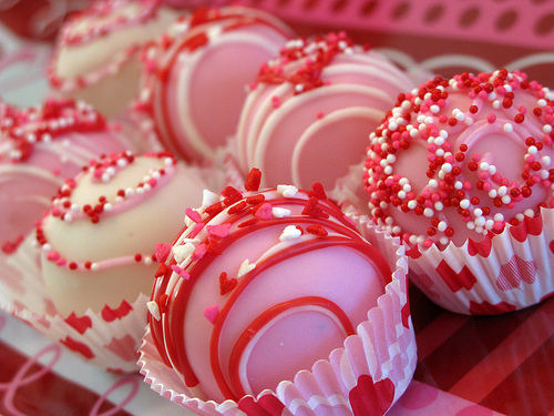 Valentines Cake Balls